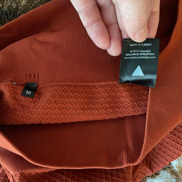 Rust Balance athletica leggings - Picture 3 of 3